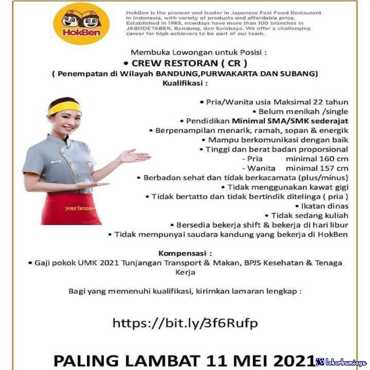 Detail Info Loker Rumah Makan Bandung Nomer 35