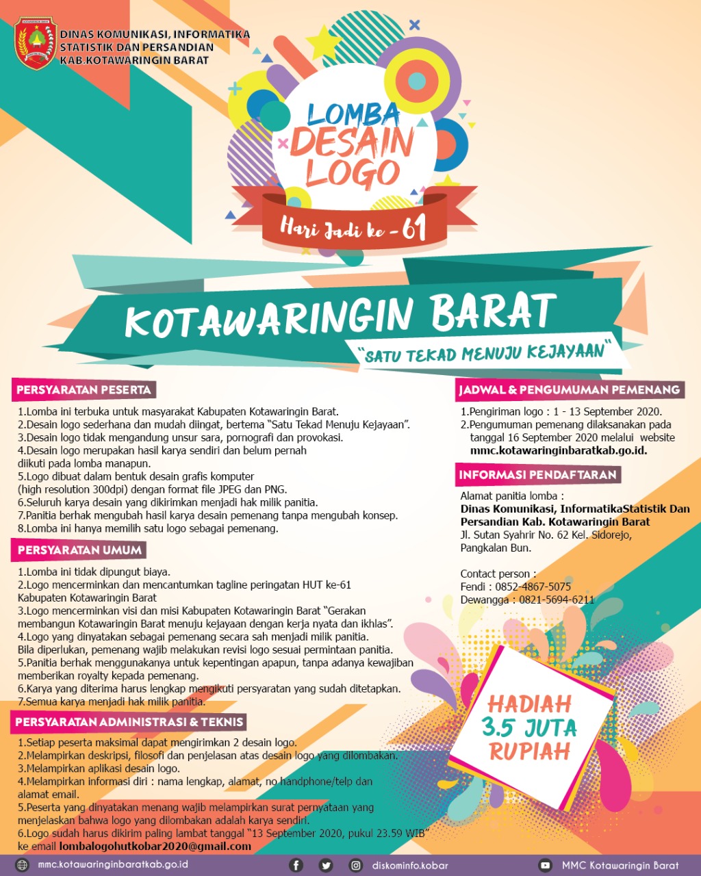 Detail Info Lomba Desain Grafis 2018 Nomer 16