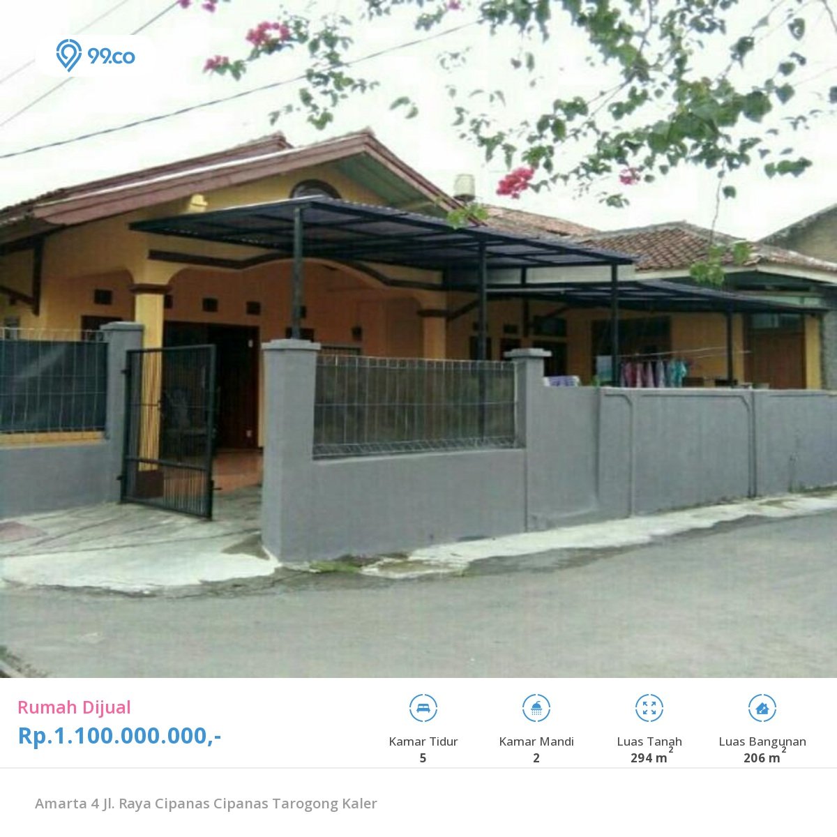 Detail Info Rumah Di Jual Nomer 9