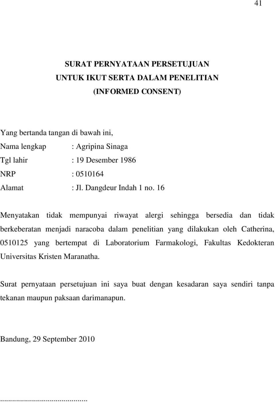 Detail Informed Consent Contoh Nomer 16