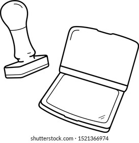 Detail Ink Stamp Clipart Nomer 36