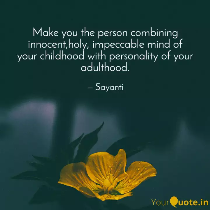 Detail Innocent Personality Quotes Nomer 7