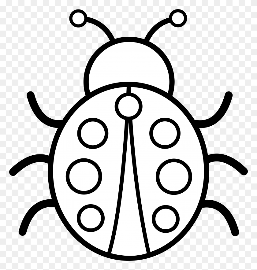 Detail Insects Clipart Black And White Nomer 10