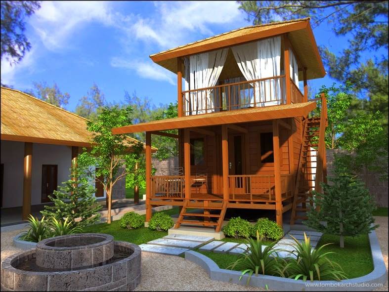 Detail Inspirasi Rumah Kayu Nomer 10