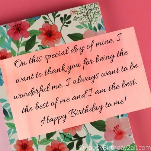 Detail Inspirational Birthday Quotes For Myself Nomer 26