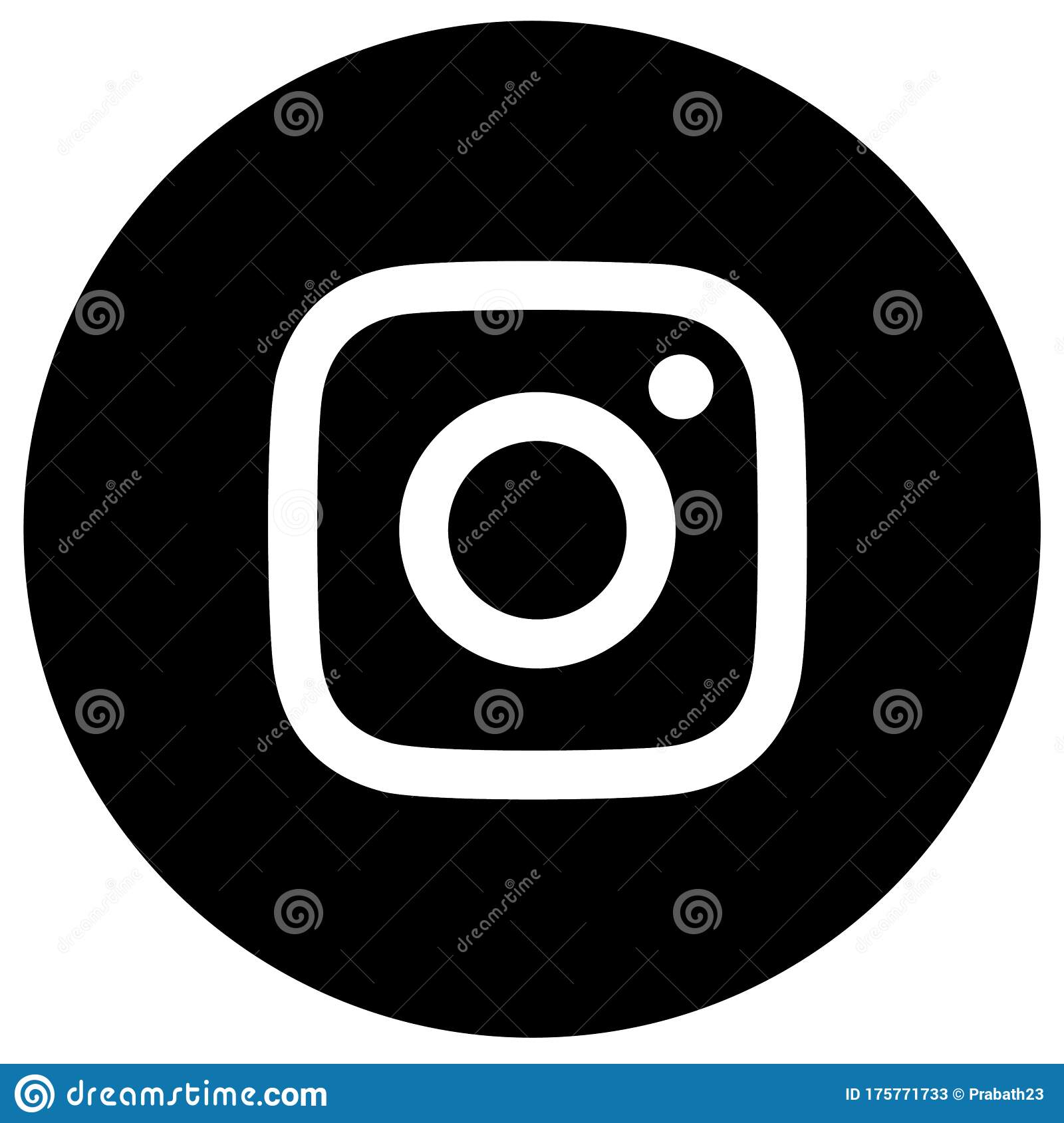Detail Instagram Icon Black And White Nomer 18