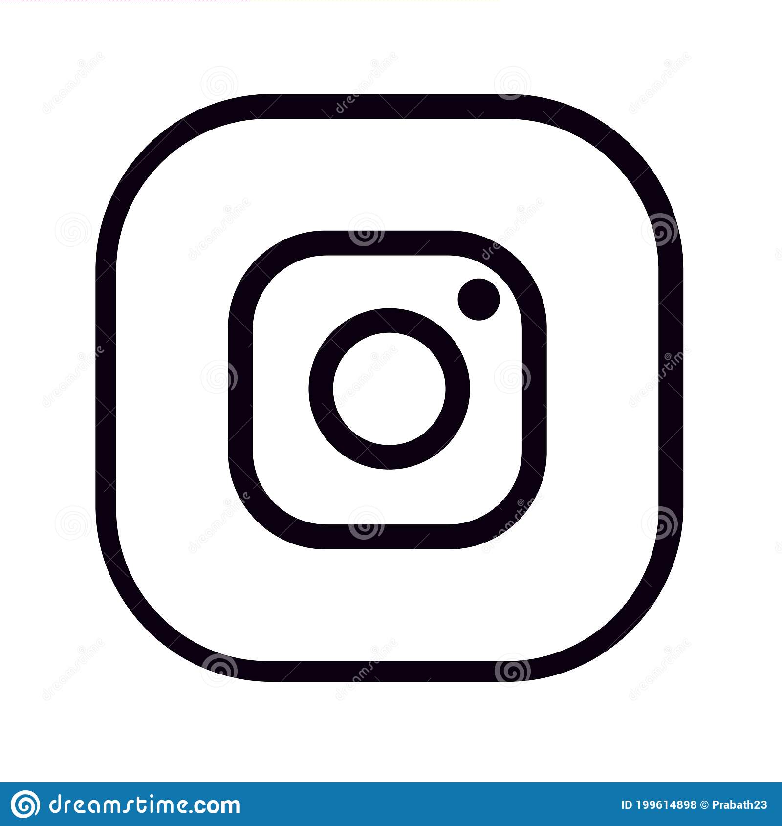 Detail Instagram Icon Black And White Nomer 20