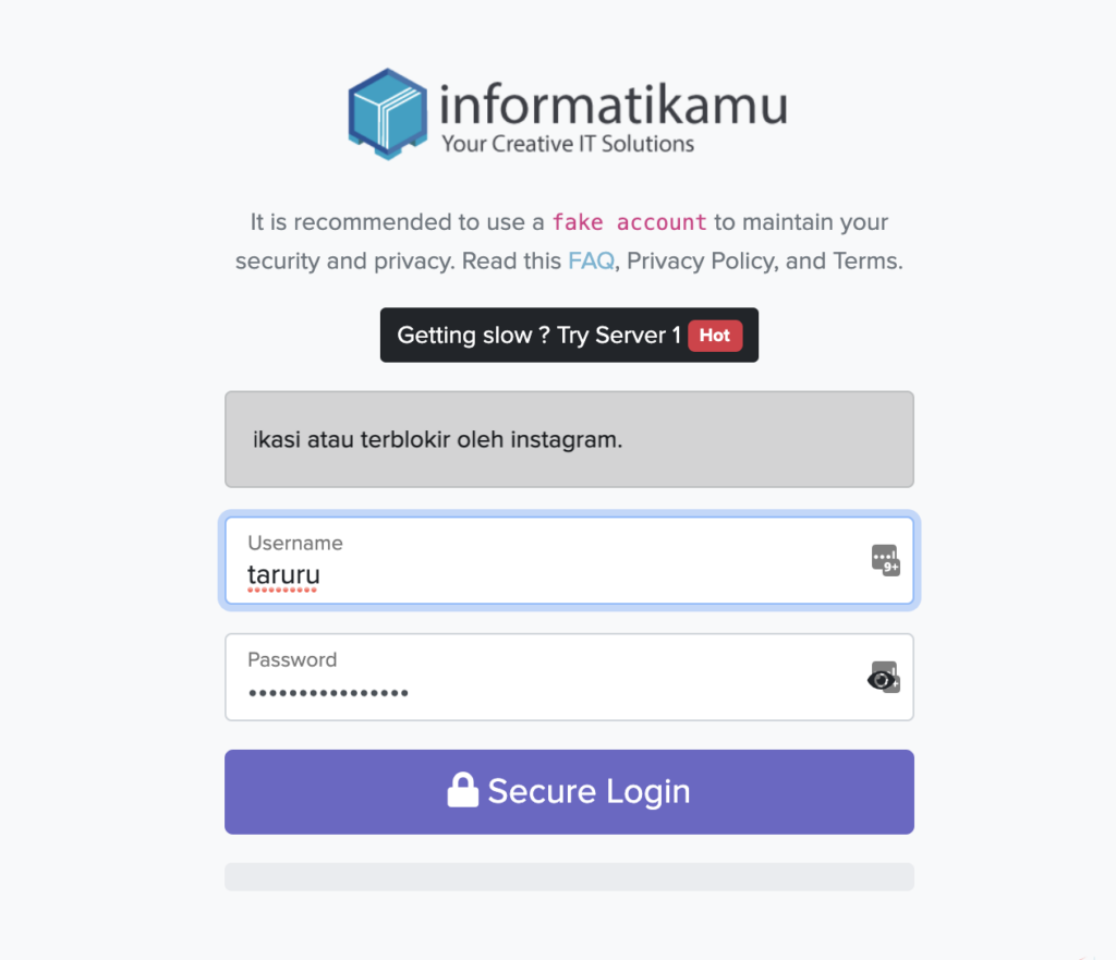 Detail Instagram Informatikaku Nomer 8