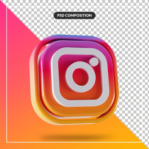 Detail Instagram Logo 3d Nomer 39