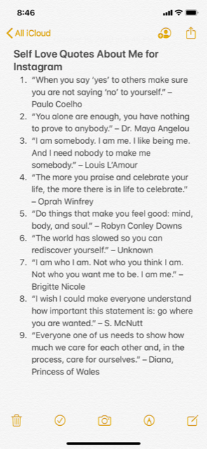 Download Instagram Quotes About Self Nomer 17