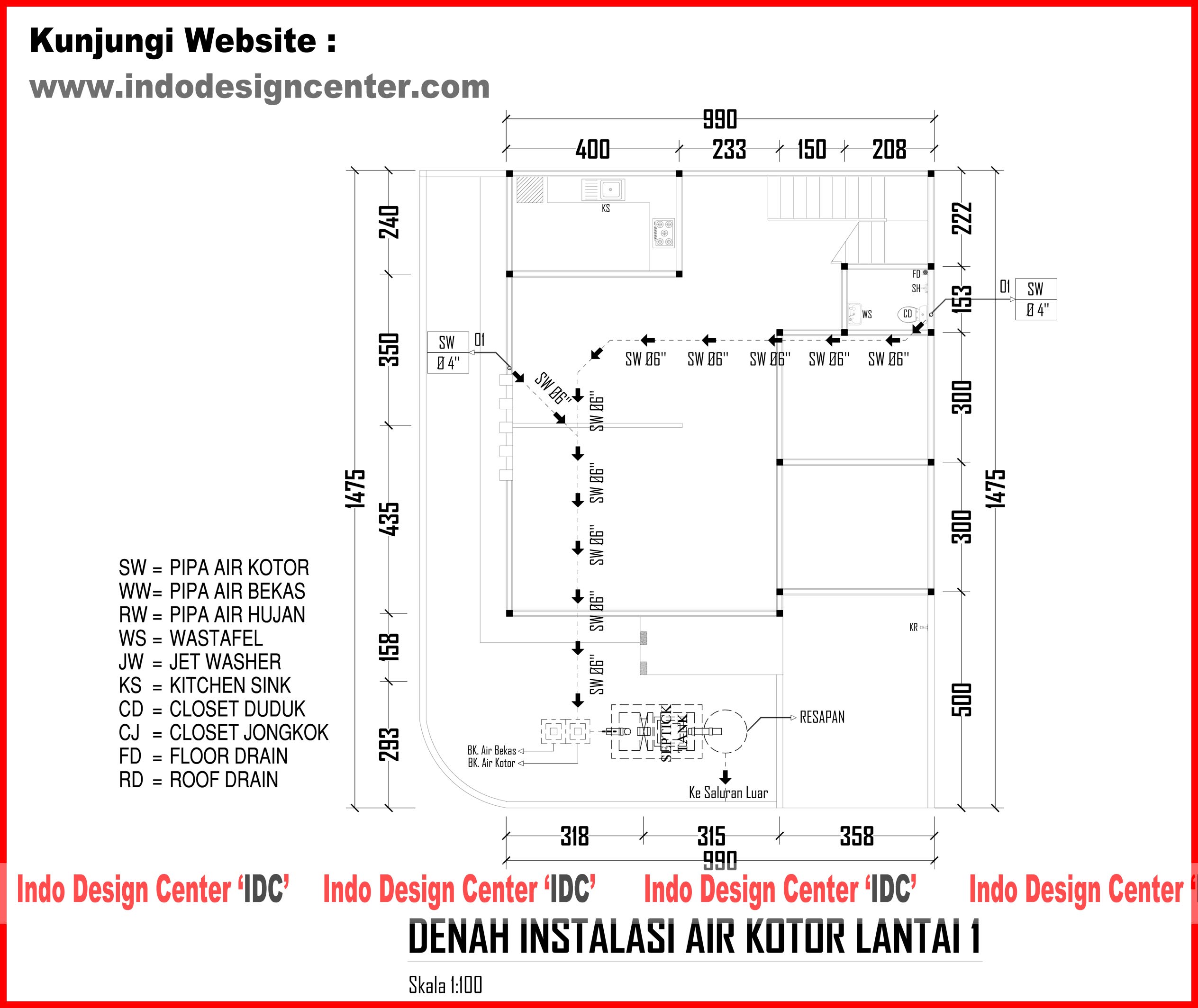 Detail Instalasi Air Bersih Rumah 2 Lantai Nomer 39