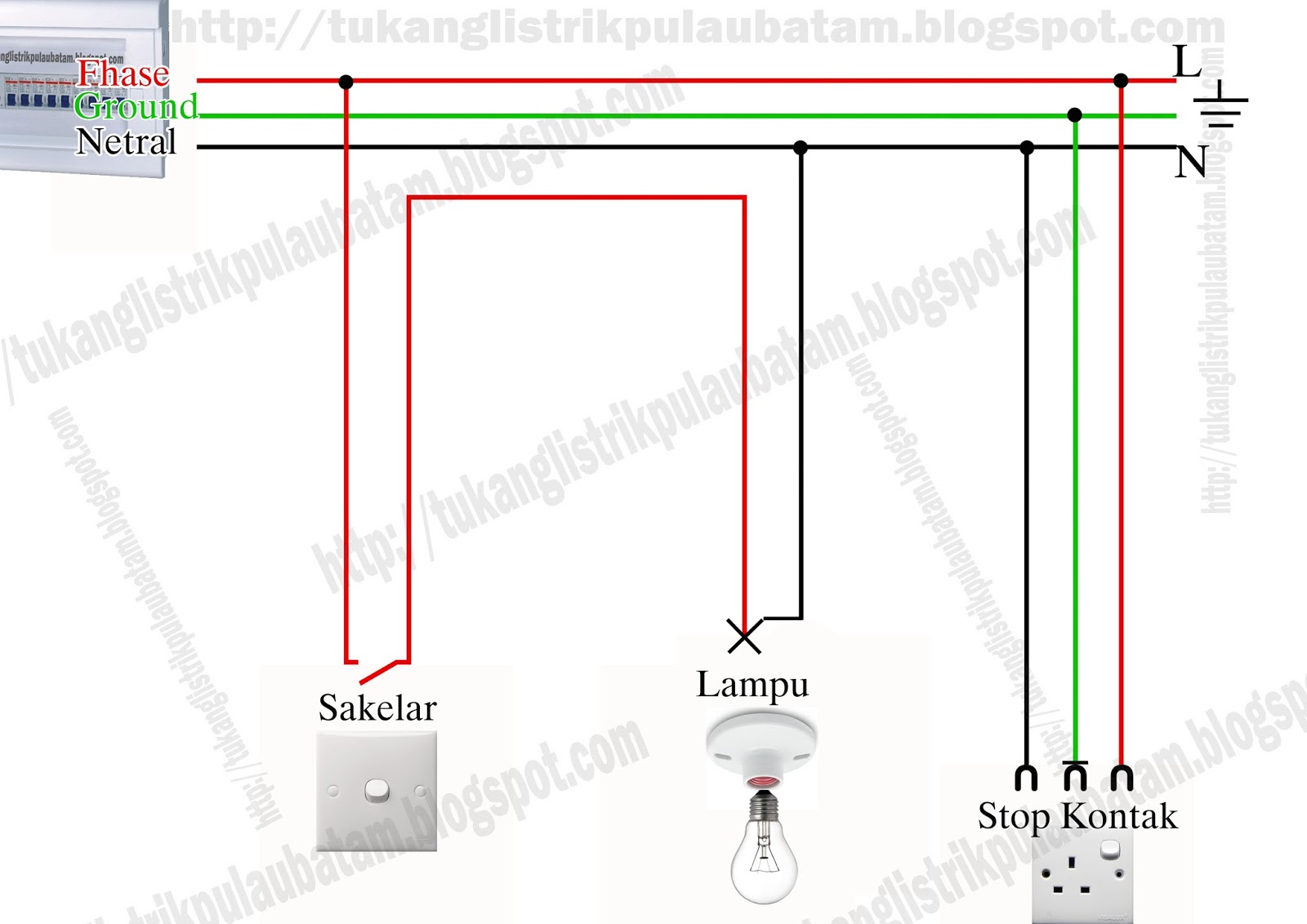 Detail Instalasi Lampu Rumah Nomer 27