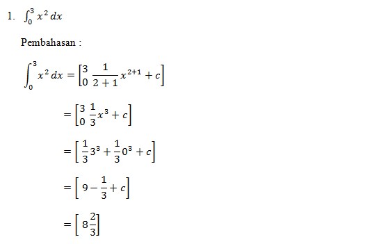 Detail Integral Tak Tentu Contoh Soal Nomer 29