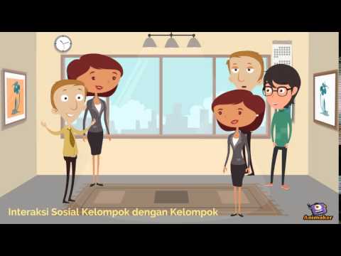 Detail Interaksi Sosial Kelompok Dengan Kelompok Kartun Nomer 5