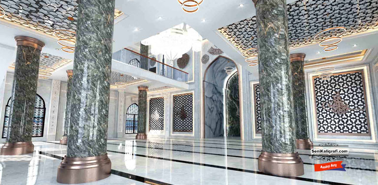 Detail Interior Masjid Terindah Di Dunia Nomer 45