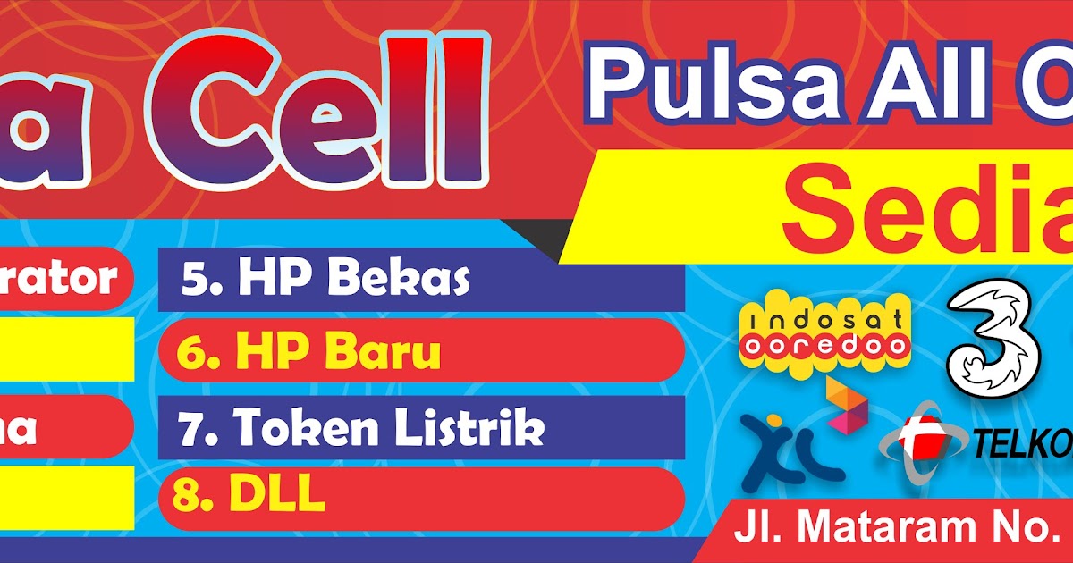 Detail Desain Konter Pulsa Sederhana Nomer 54