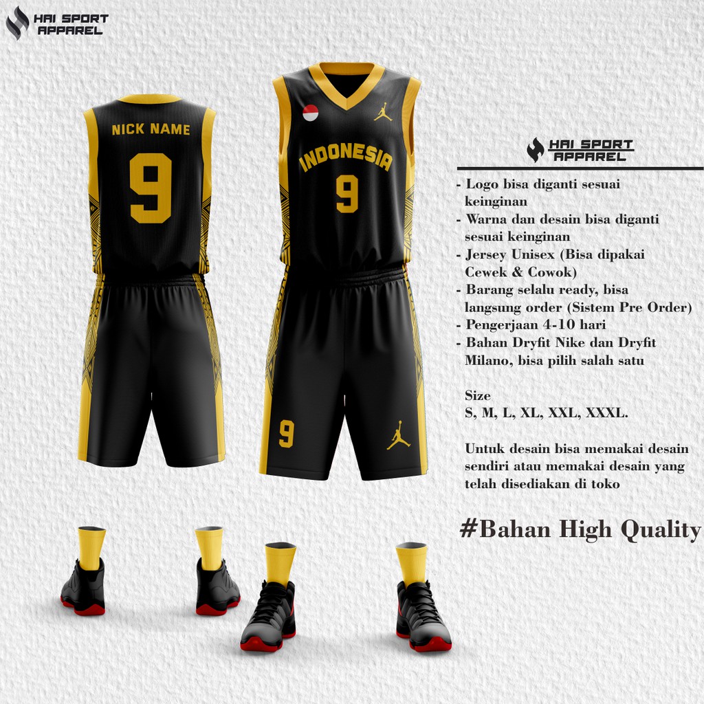 Detail Desain Kostum Basket Terbaik Nomer 16