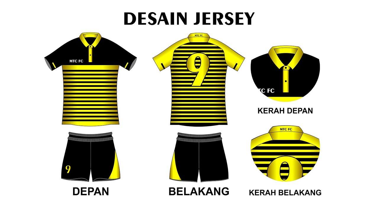 Detail Desain Kostum Bola Nomer 45