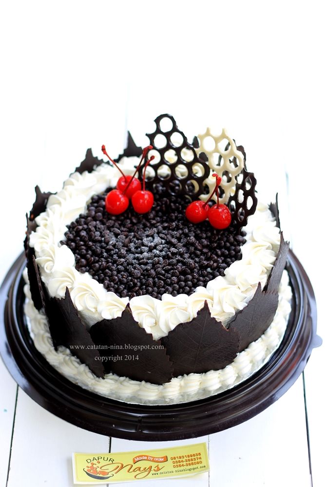 Detail Desain Kue Black Forest Nomer 3