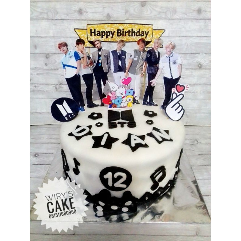 Detail Desain Kue Bts Nomer 20