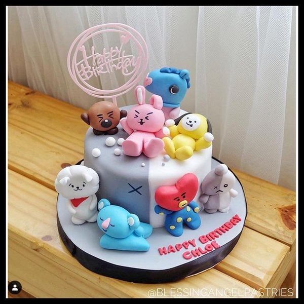 Detail Desain Kue Bts Nomer 24