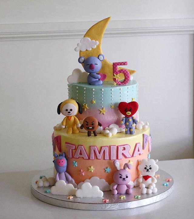 Detail Desain Kue Bts Nomer 26