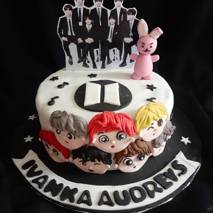 Detail Desain Kue Bts Nomer 34