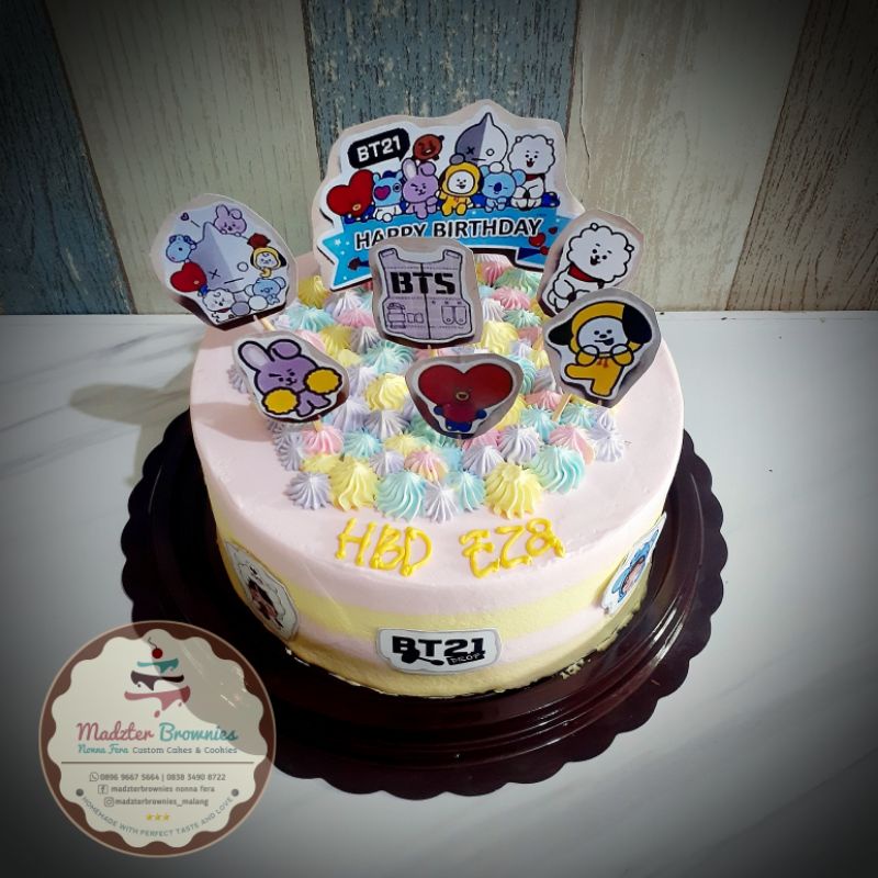 Detail Desain Kue Bts Nomer 38