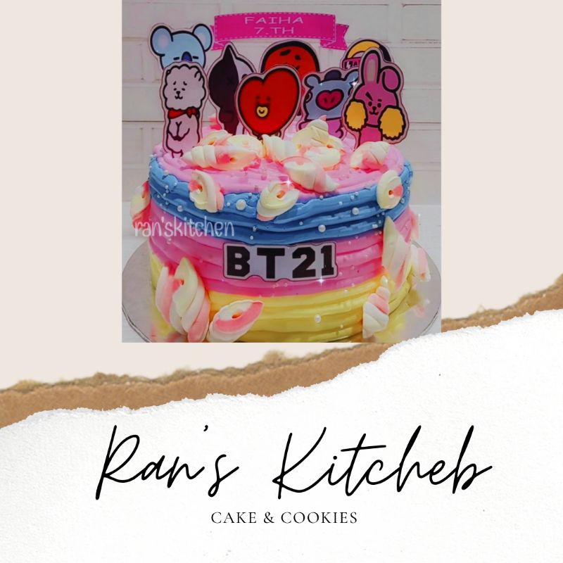 Detail Desain Kue Bts Nomer 42