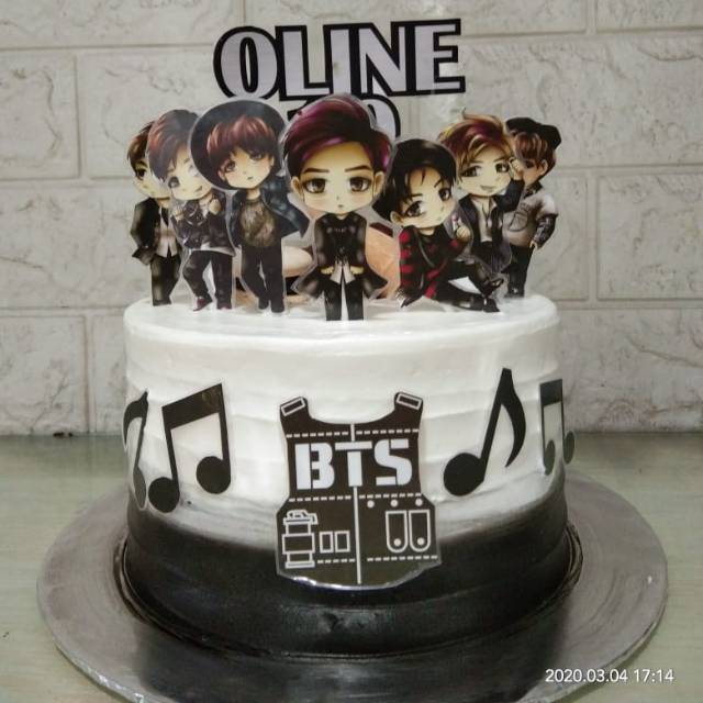 Detail Desain Kue Bts Nomer 53
