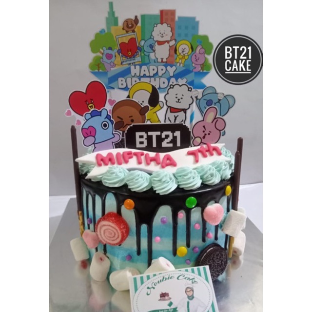 Detail Desain Kue Bts Nomer 55