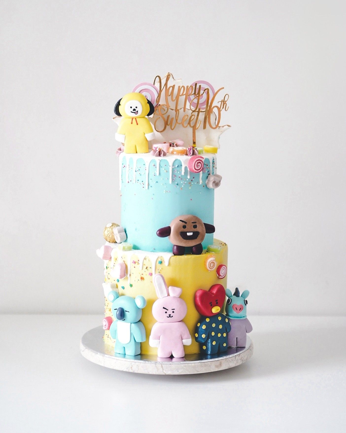 Detail Desain Kue Bts Nomer 8