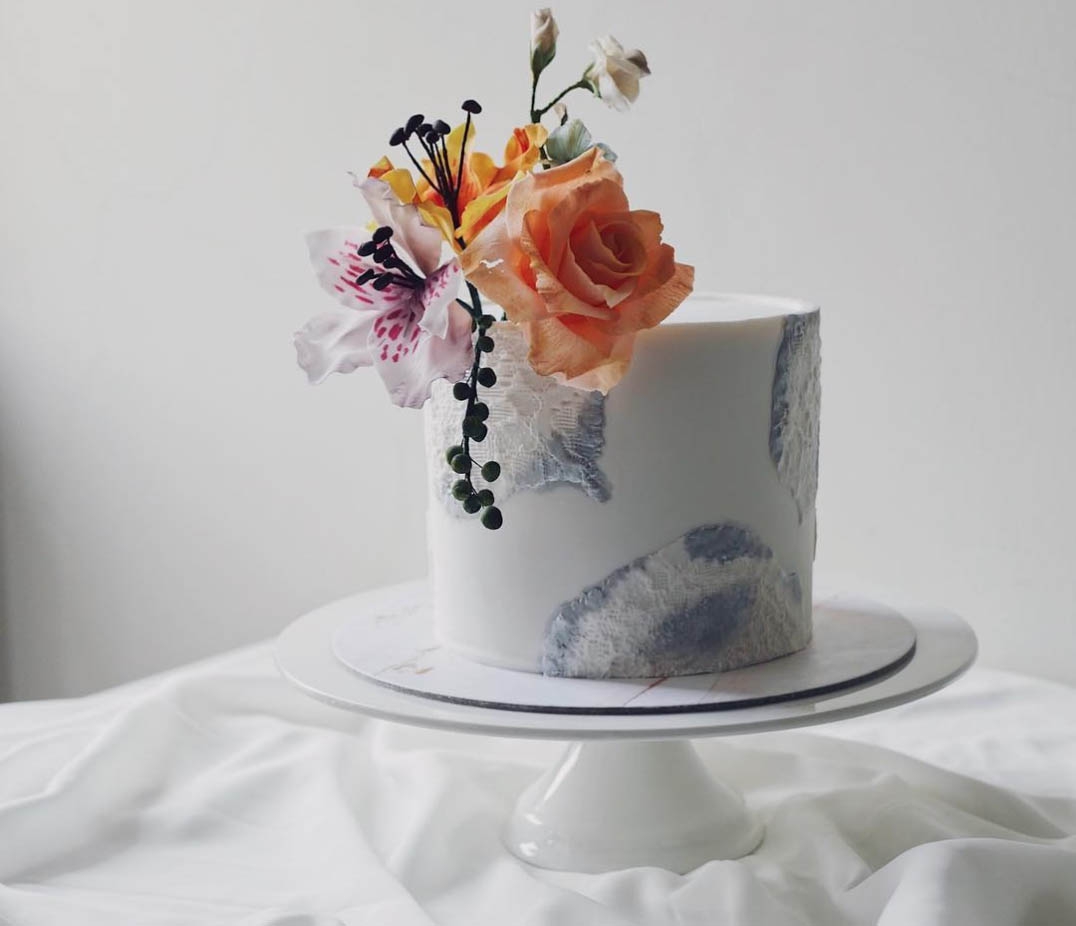Desain Kue Pernikahan Simple - KibrisPDR