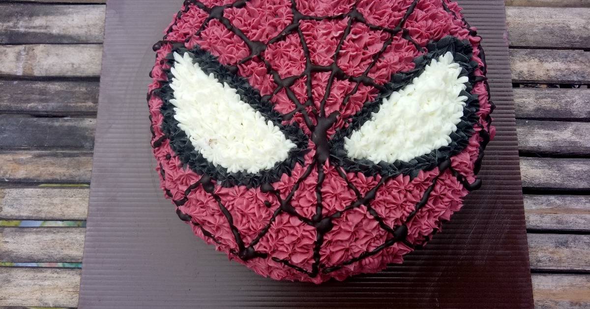 Detail Desain Kue Tart Spiderman Nomer 19