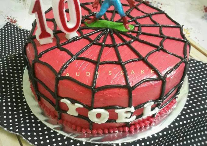 Detail Desain Kue Tart Spiderman Nomer 20