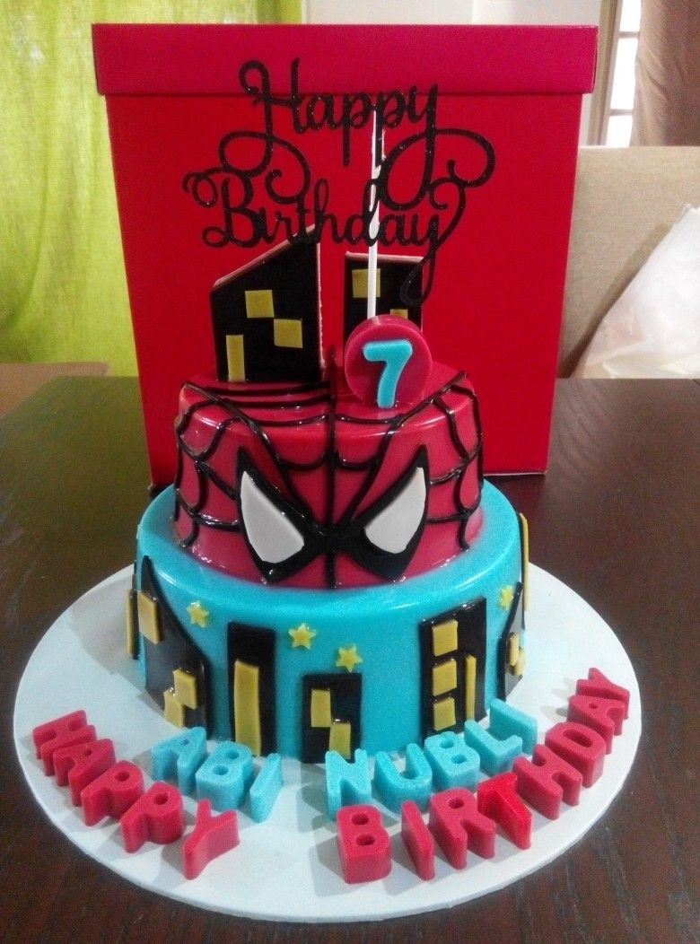 Detail Desain Kue Tart Spiderman Nomer 26