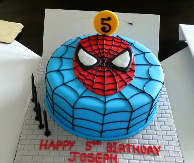 Detail Desain Kue Tart Spiderman Nomer 28