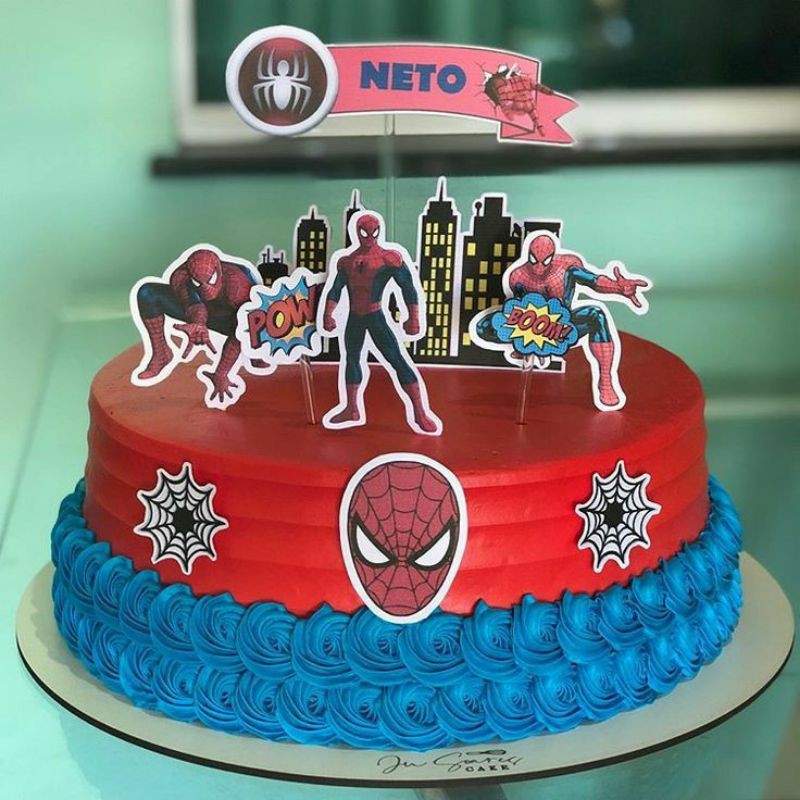 Detail Desain Kue Tart Spiderman Nomer 44