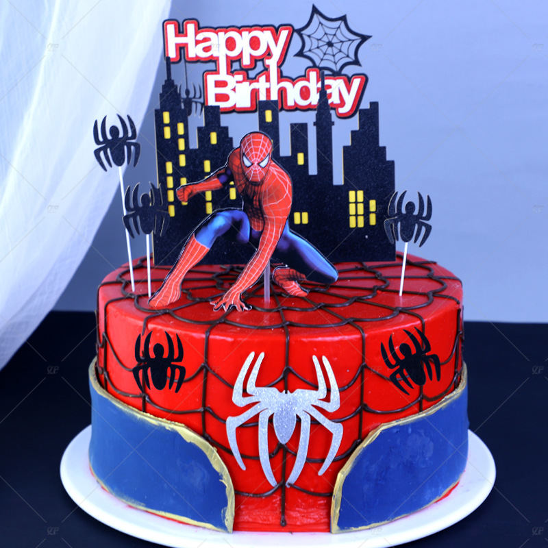 Detail Desain Kue Tart Spiderman Nomer 9