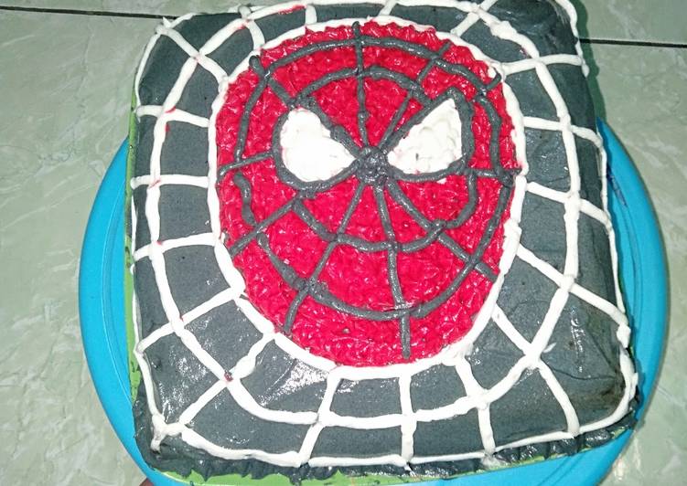 Detail Desain Kue Ulang Tahun Spiderman Nomer 14