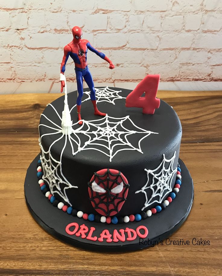 Detail Desain Kue Ulang Tahun Spiderman Nomer 20