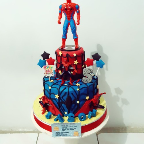 Detail Desain Kue Ulang Tahun Spiderman Nomer 38