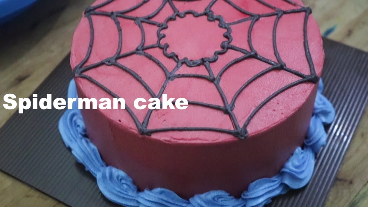 Detail Desain Kue Ulang Tahun Spiderman Nomer 50