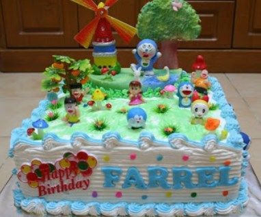 Detail Desain Kue Ultah Doraemon Nomer 52