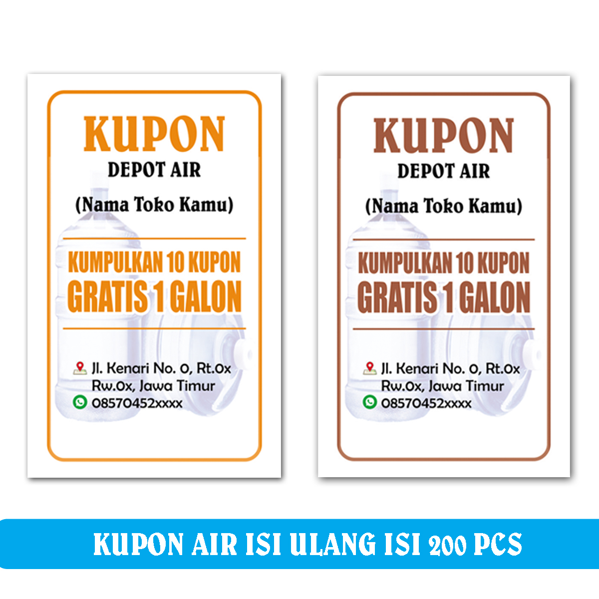 Detail Desain Kupon Air Isi Ulang Nomer 23