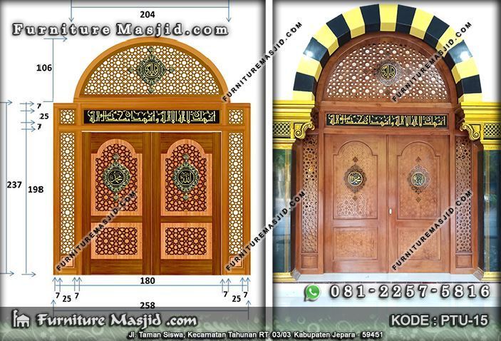 Detail Desain Kusen Masjid Nomer 22