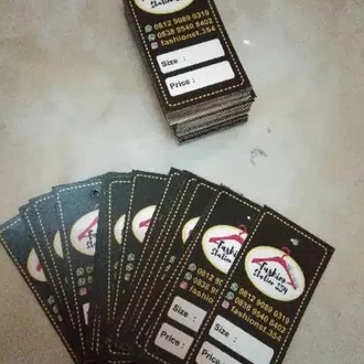 Detail Desain Label Baju Nomer 49