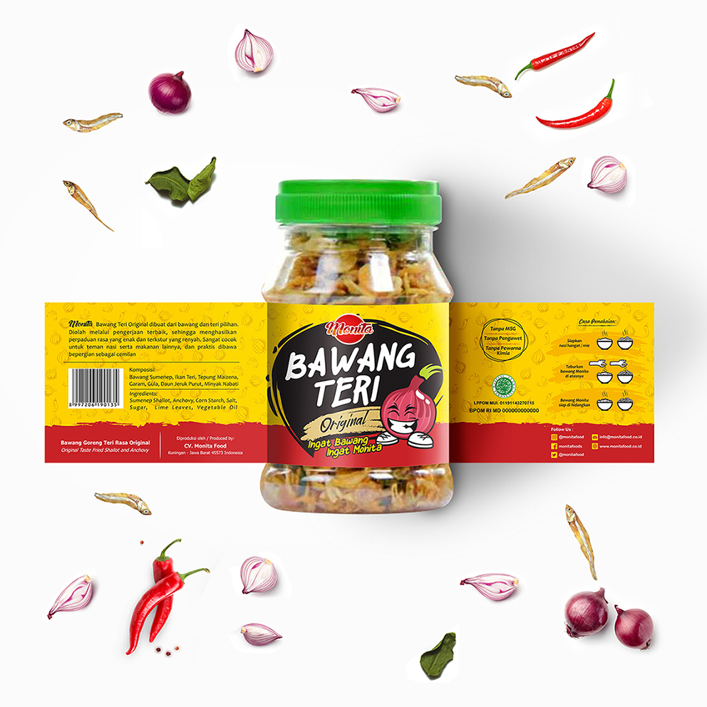 Desain Label Bawang Goreng - KibrisPDR