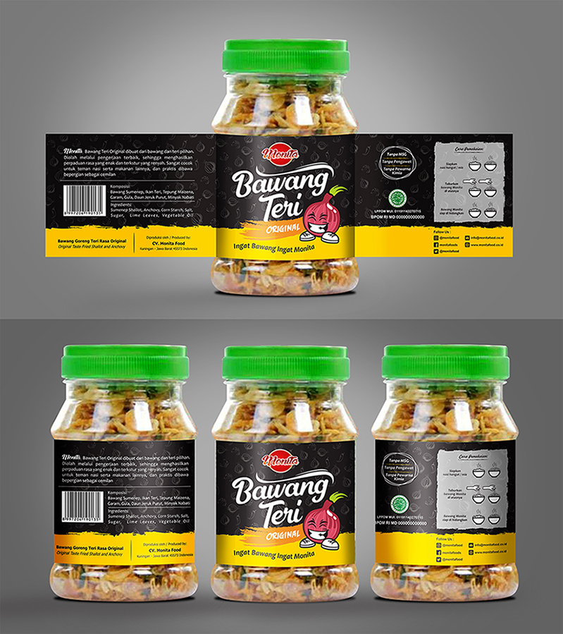 Detail Desain Label Bawang Goreng Nomer 23