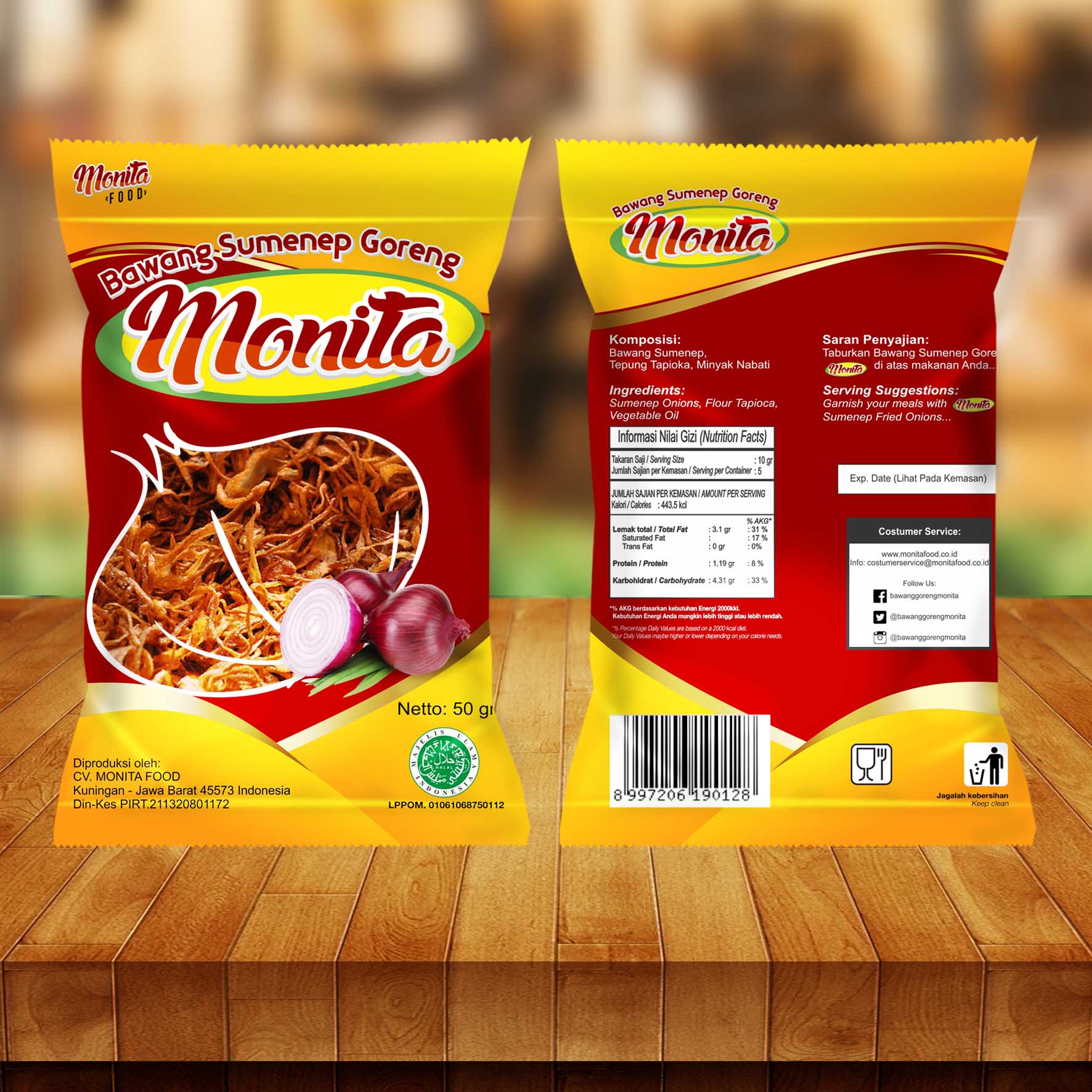 Detail Desain Label Bawang Goreng Nomer 26